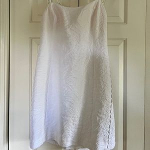 Lilly Pulitzer White Eyelet Dress with Tie Back